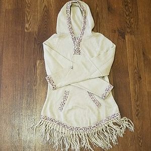 Alpaca Fur Hooded Sweater